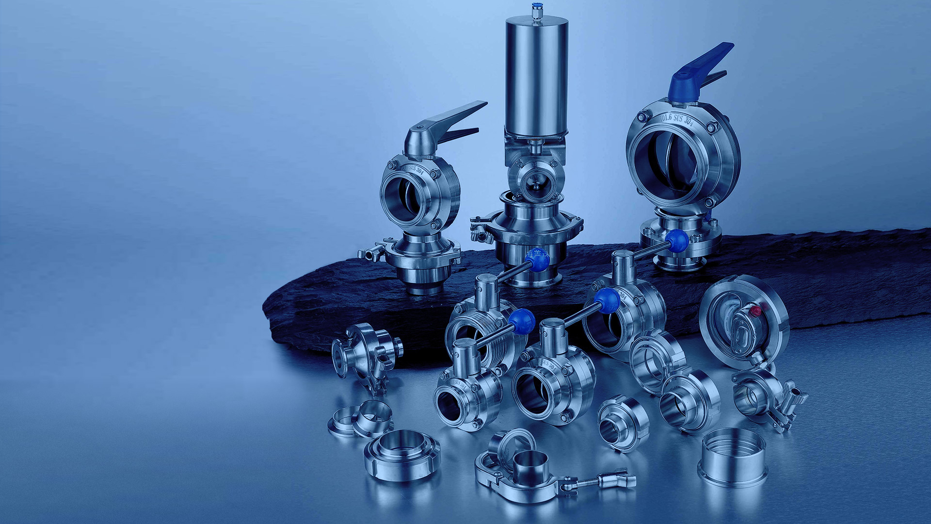 不(bu)鏽(xiu)鋼(gang)閥門(men)、過(guo)濾(lv)器、配件(jian)